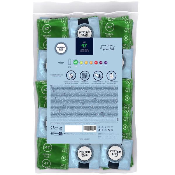 CONDOM SIZE XS 47 MM (100 UNITS)