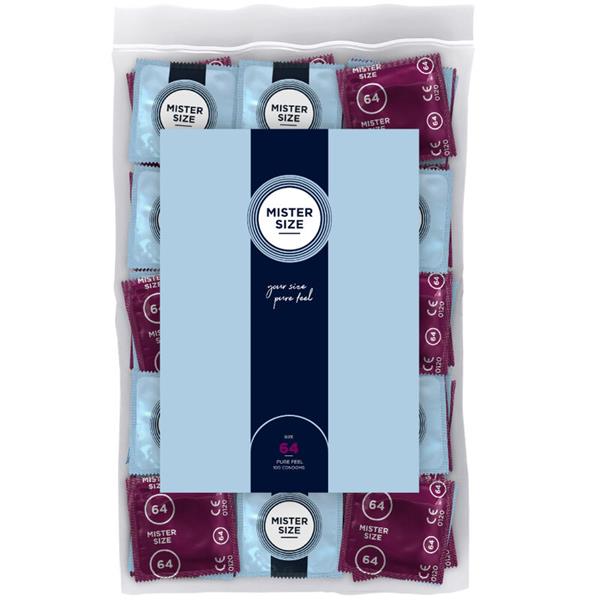 CONDOMS SIZE XXL 64 MM (100 UNITS)