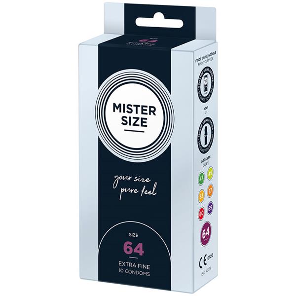 CONDOMS SIZE XXL 64 MM (10 UNITS)