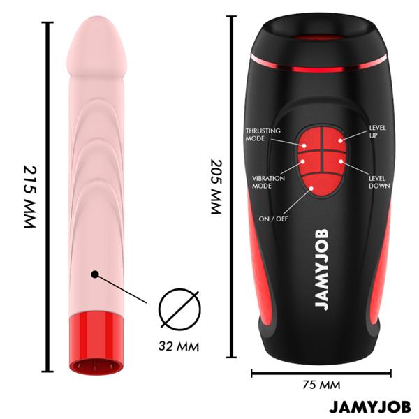 PYSTON BASE AVTOMATSKI MASTURBATOR Z DALJINSKIM UPRAVLJANJEM DILDO