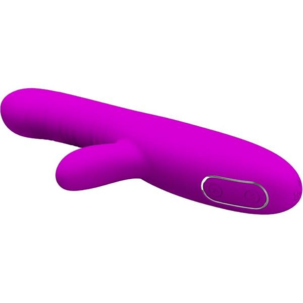 ANGELIQUE MULTIFUNCTION VIBRATOR + CLITORIS STIMULATOR PURPLE