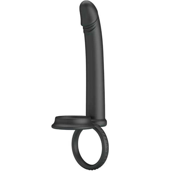 DILLION DOUBLE PENETRATION DOUBLE COCK RING BLACK