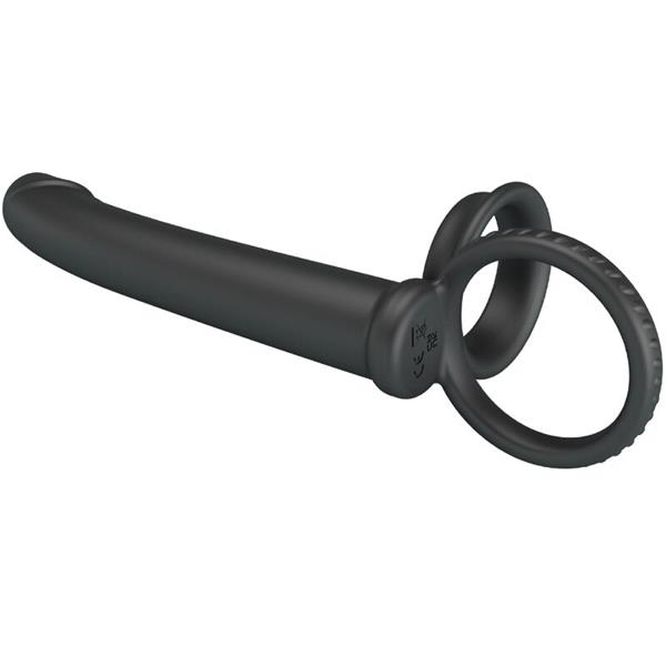 DILLION DOUBLE PENETRATION DOUBLE COCK RING BLACK