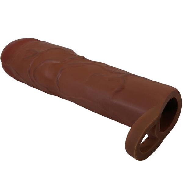 GERD PENIS SLEEVE S PRODUŽETKOM OD 7.6 CM MULATTO