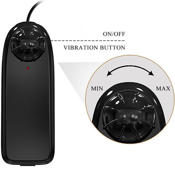 EMILIA VIBRATOR ZA GUZU S REALISTIČNOM VAGINOM I ANUSOM BOJA MESA DALJINSKI UPRAVLJAČ