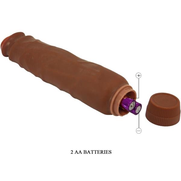 JACK REALISTIC VIBRATOR 26 CM MULATTO