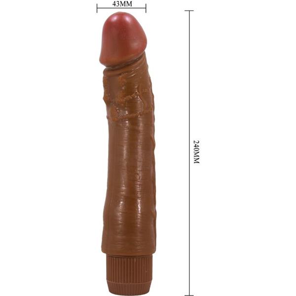 DYBBUK REALISTIC VIBRATOR 24 CM MULATTO