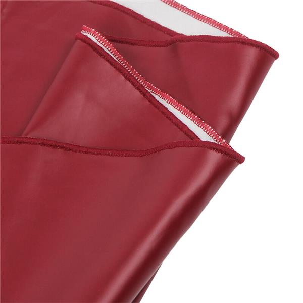 955403 DRESS WITH BURGUNDY LEATHER STRAPS L/XL