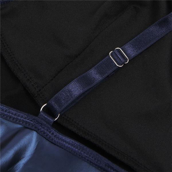 955427 HALJINA S PLAVIM KOŽNIM TRAKAMA L/XL