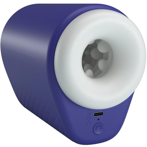 DJ LADY MUŠKI MASTURBATOR S VIBRACIJOM 5 POSTAVKI LJUBIČASTA