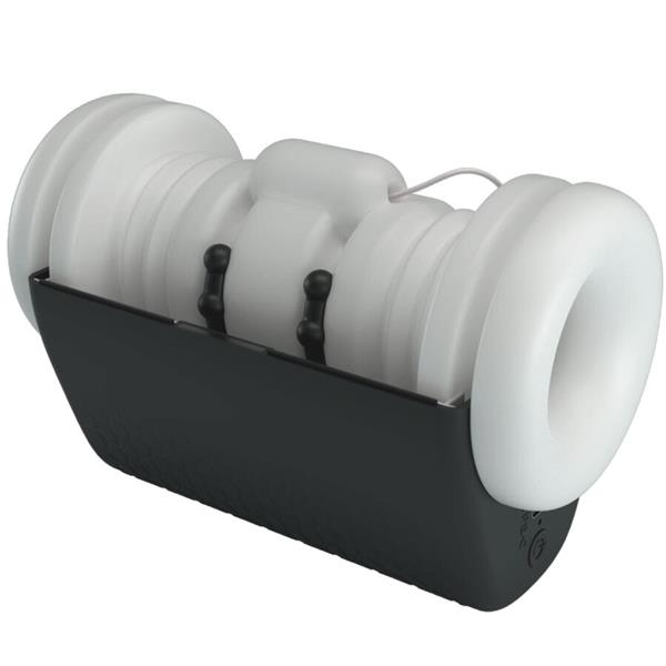 DJ GIRL MUŠKI MASTURBATOR S VIBRACIJOM 5 POSTAVKI CRNI