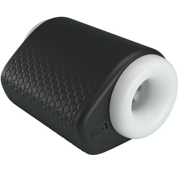 DJ GIRL MUŠKI MASTURBATOR S VIBRACIJOM 5 POSTAVKI CRNI