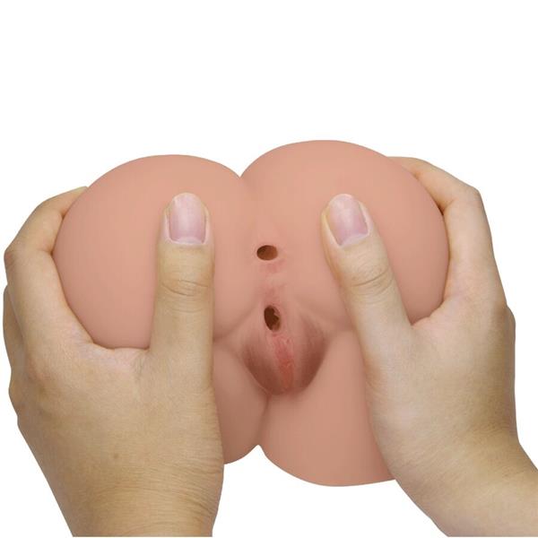 BERNACE ASS VIBRATOR S REALISTIČNOM VAGINOM I ANUSOM S DALJINSKIM UPRAVLJANJEM