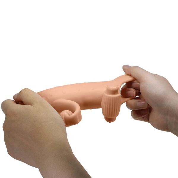 VIBRIRAJUĆI RUKAVAC ZA PENIS PRIRODNI