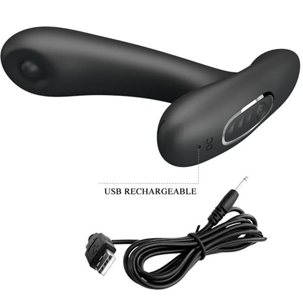 REMINGTON ANAL AND VAGINAL VIBRATING MASSAGER BLACK