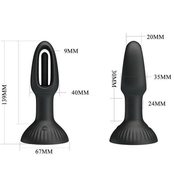 HUBERT ANALNI ČEP S 7 MODOVA VIBRACIJE