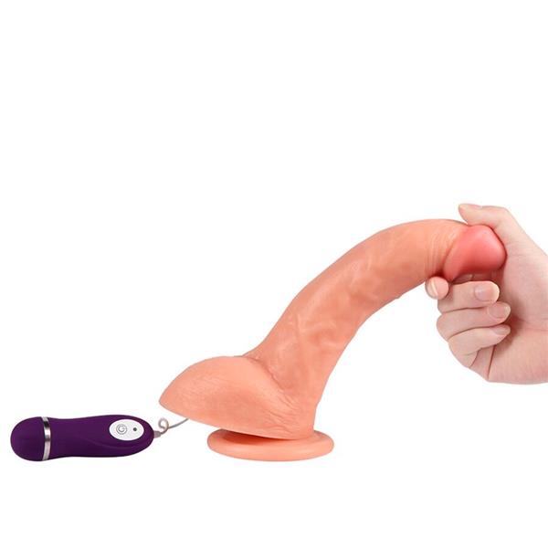 BEAST VIBRATOR DILDO S DALJINSKIM UPRAVLJANJEM 24.5 CM