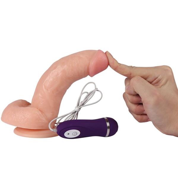 KASSADIN VIBRATOR DILDO S DALJINSKIM UPRAVLJANJEM 17.5 CM