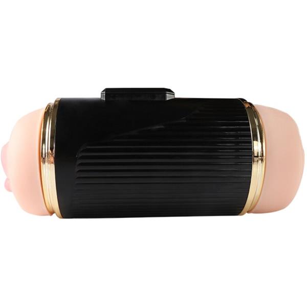 KAY DOUBLE MASTURBATOR WITH DUAL MOUTH AND VAGINA VIBRATION