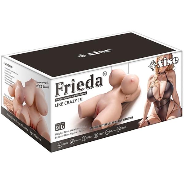 FRIEDA REALISTIC FEMALE TORSO WITH VIBRATION 36 CM
