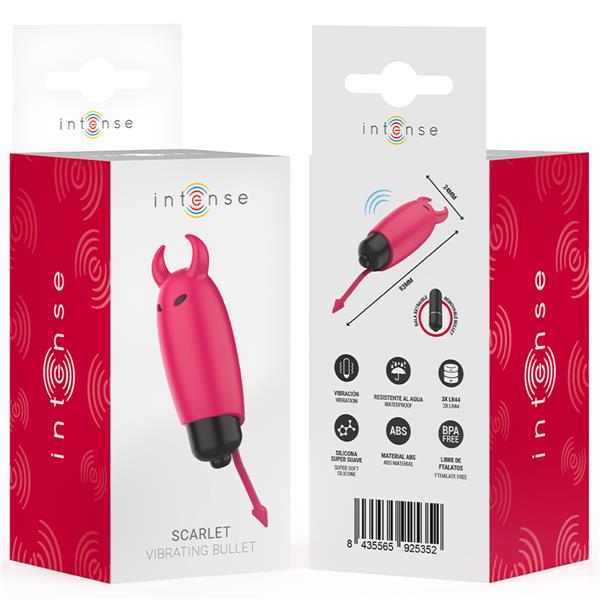 SCARLET VIBRATING BULLET RED DEMON 9.3 X 2.4 CM