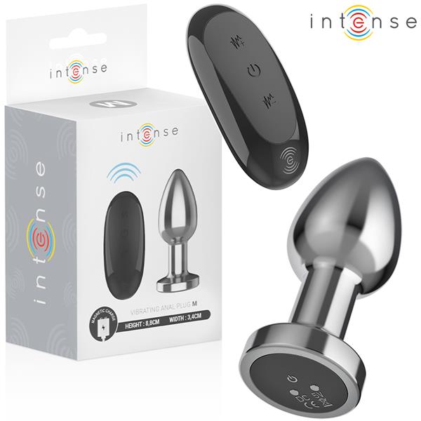 ANAL PLUG 10 VIBRACIJA METAL S DALJINSKIM UPRAVLJAČEM M
