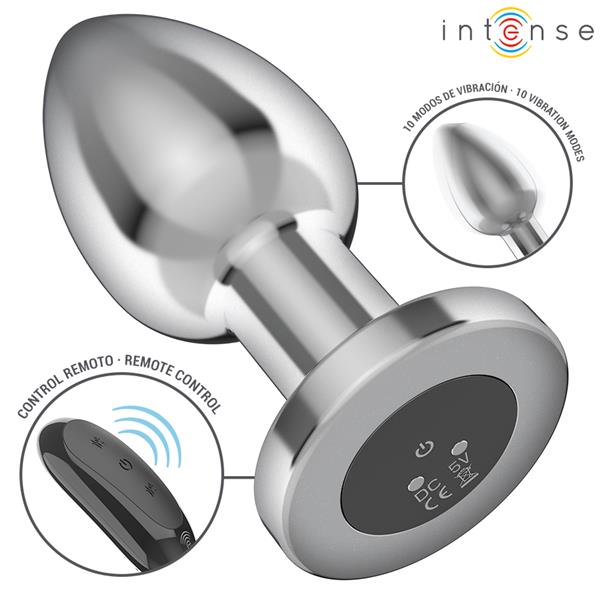 ANAL PLUG 10 VIBRACIJA METAL S DALJINSKIM UPRAVLJANJEM L