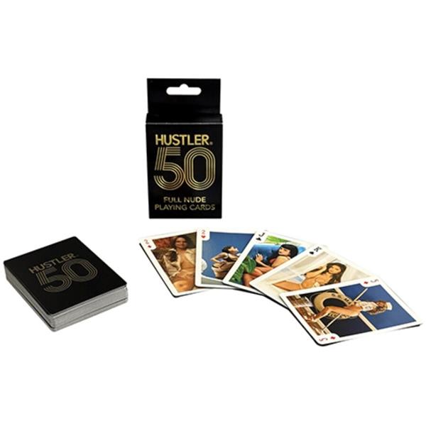 HUSTLER 50 FULL NUDE PLAYING CARDS
