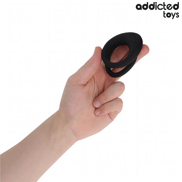 DOUBLE TEXTURED PENIS RING