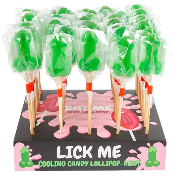 MINT CANDY PENIS LOLLIPOP IZLOŽBA S HLAĐENJEM (40 JEDINICA)