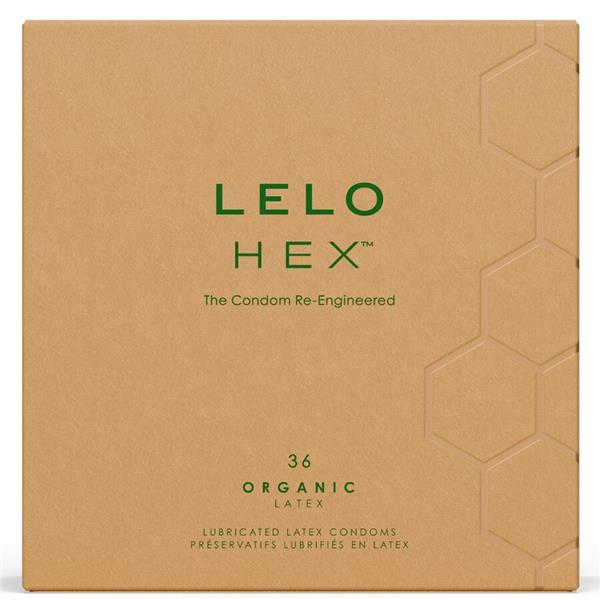 HEX ORGANIC CONDOM BOX 36 UNITS