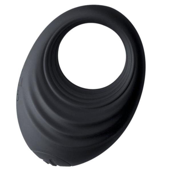 SPIRE BLACK VIBRATING PENIS RING