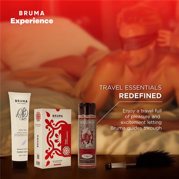 SWEET STRAWBERRY TEMPTATION KIT WITH ORGASM ENHANCER