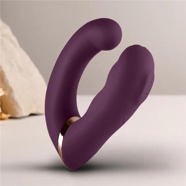 GEMINI DUAL VIBRATOR G-SPOT CLITORIS STIMULATOR PURPLE