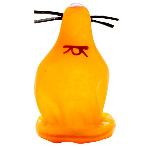 ROČNO POSLIKANI NOVOSTNI KONDOMI LIŠKA ZLEPLJENA