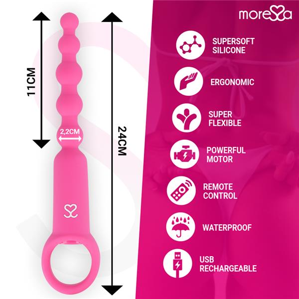 RONIE VIBRATOR S DALJINSKIM UPRAVLJANJEM ROZA