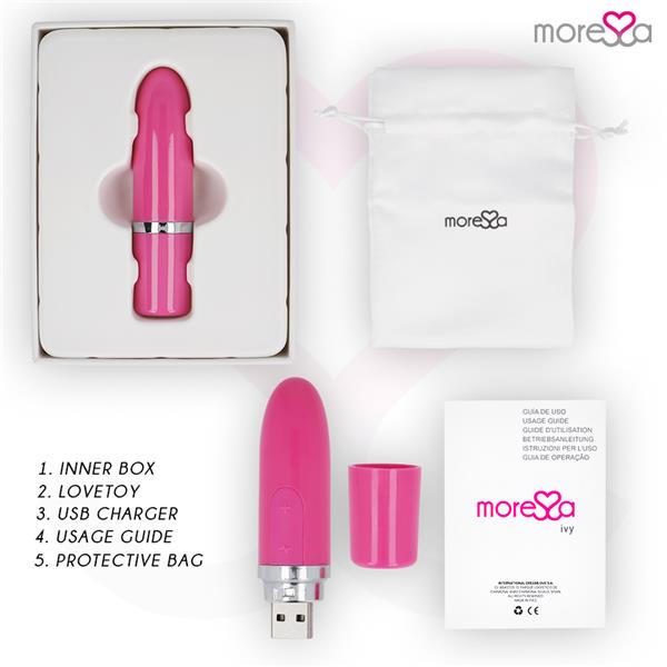 IVY VIBRATOR STIMULATOR TRAVEL PINK