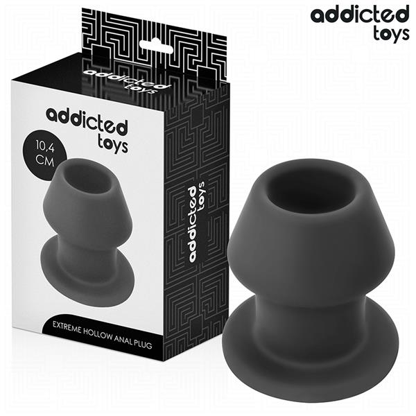 EXTREME HOLLOW ANAL PLUG SILICONE SIZE L 10.4 CM
