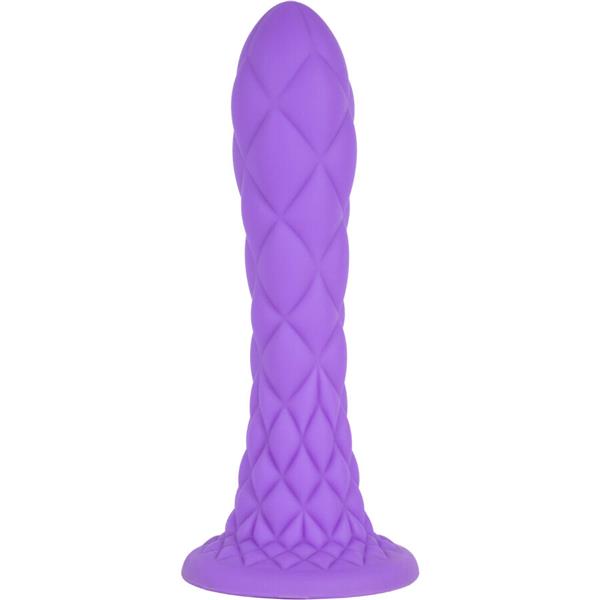 SANJIVI DILDO FANTAZIJA TEČNI SILIKON TERMOREAKTIVNI LJUBIČASTI 18.5 CM