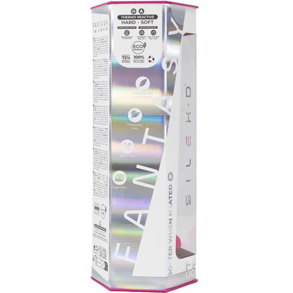 SANJIVI DILDO FANTAZIJA TEČNI SILIKON TERMOREAKTIVNI LJUBIČASTI 18.5 CM