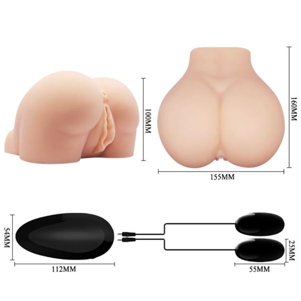 REALISTIC VAGINA AND ANUS WITH VIBRATION POSITION 8