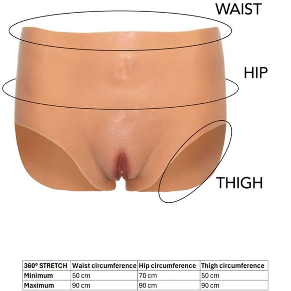 ALTER EGO OPEN VAGINA BRIEF HIGH WAIST FLESH
