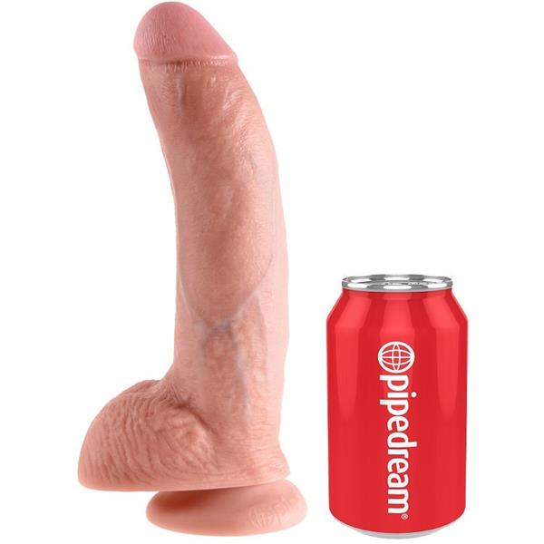 9 DILDO TJELOVITE BOJE S LOPTASTIM VRHOM 22.9 CM