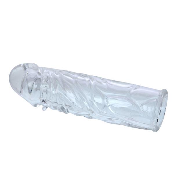 PINK STIMULATING SILICONE PENIS COVER 13 CM