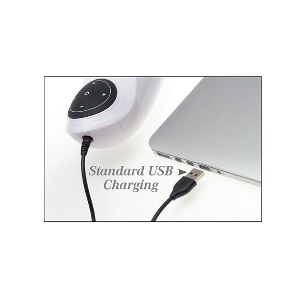 PDX MEGA BATOR USB MUŠKI MASTURBATOR VAGINA BIJELA