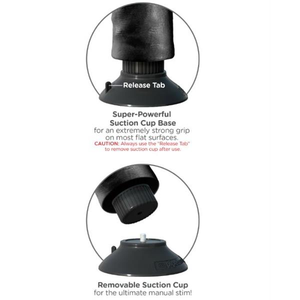 23 CM VIBRIRAJUĆI PENIS S JAJCIMA CRNI