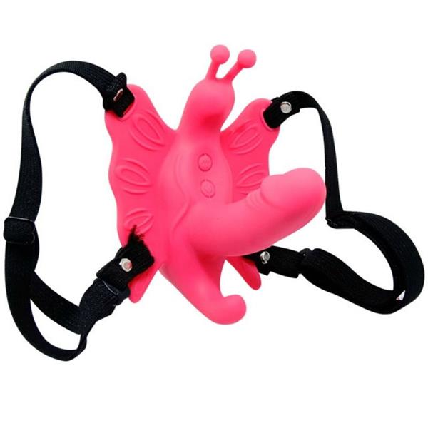 ULTRA STRASTVENI VIBRIRAJUĆI HARNESS S LEPTIROM