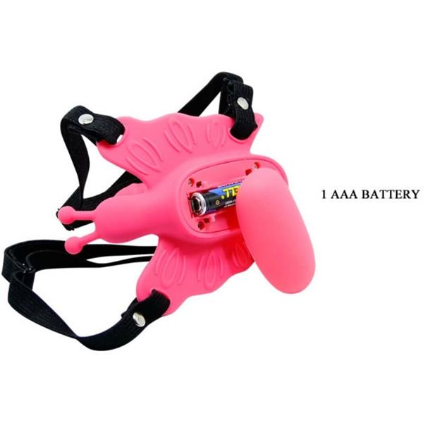 ULTRA STRASTVENI VIBRIRAJUĆI HARNESS S LEPTIROM