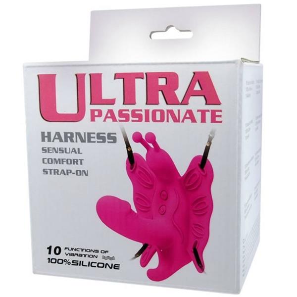 ULTRA STRASTVENI VIBRIRAJUĆI HARNESS S LEPTIROM