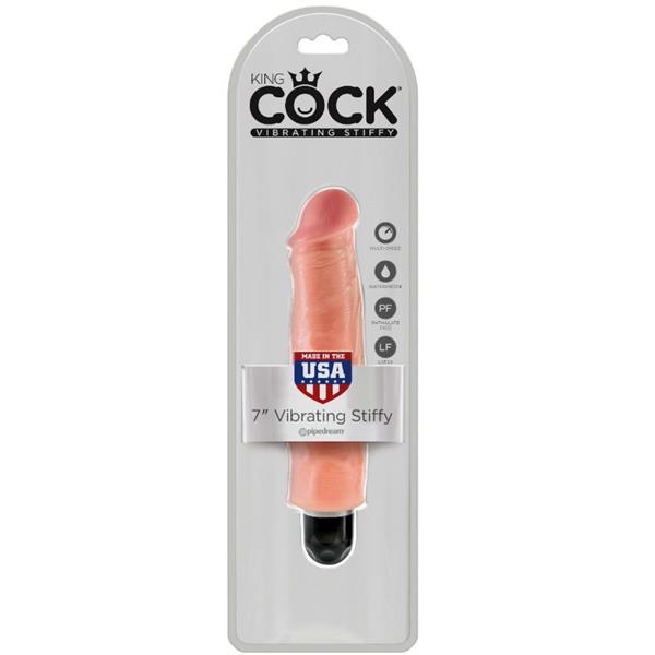 17.8 CM VIBRATING STIFFY FLESH
